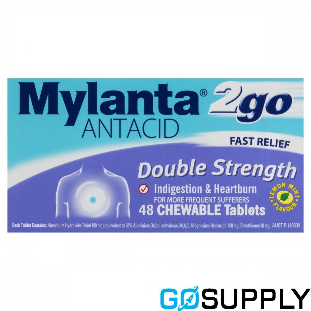 MYLANTA 2GO - Strength: Double Strength Packaging: Blister Pack