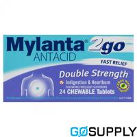 MYLANTA 2GO - Strength: Double Strength Packaging: Blister Pack - Packet (24 Single)