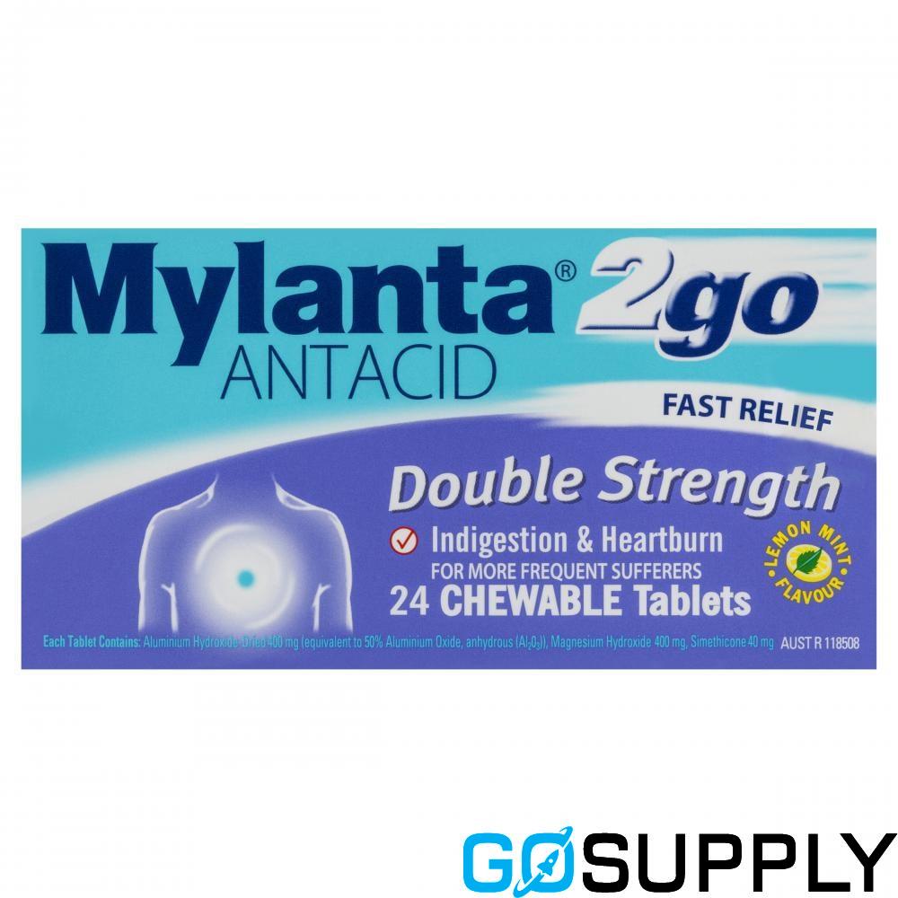 MYLANTA 2GO - Strength: Double Strength Packaging: Blister Pack