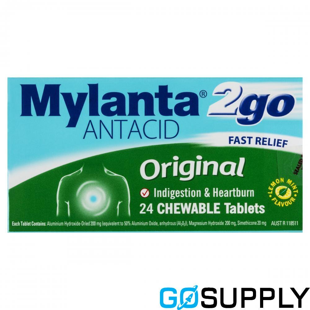 MYLANTA 2GO - Strength: Original Packaging: Blister Pack