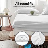 Mattress Protector Bed Bug Proof White x1