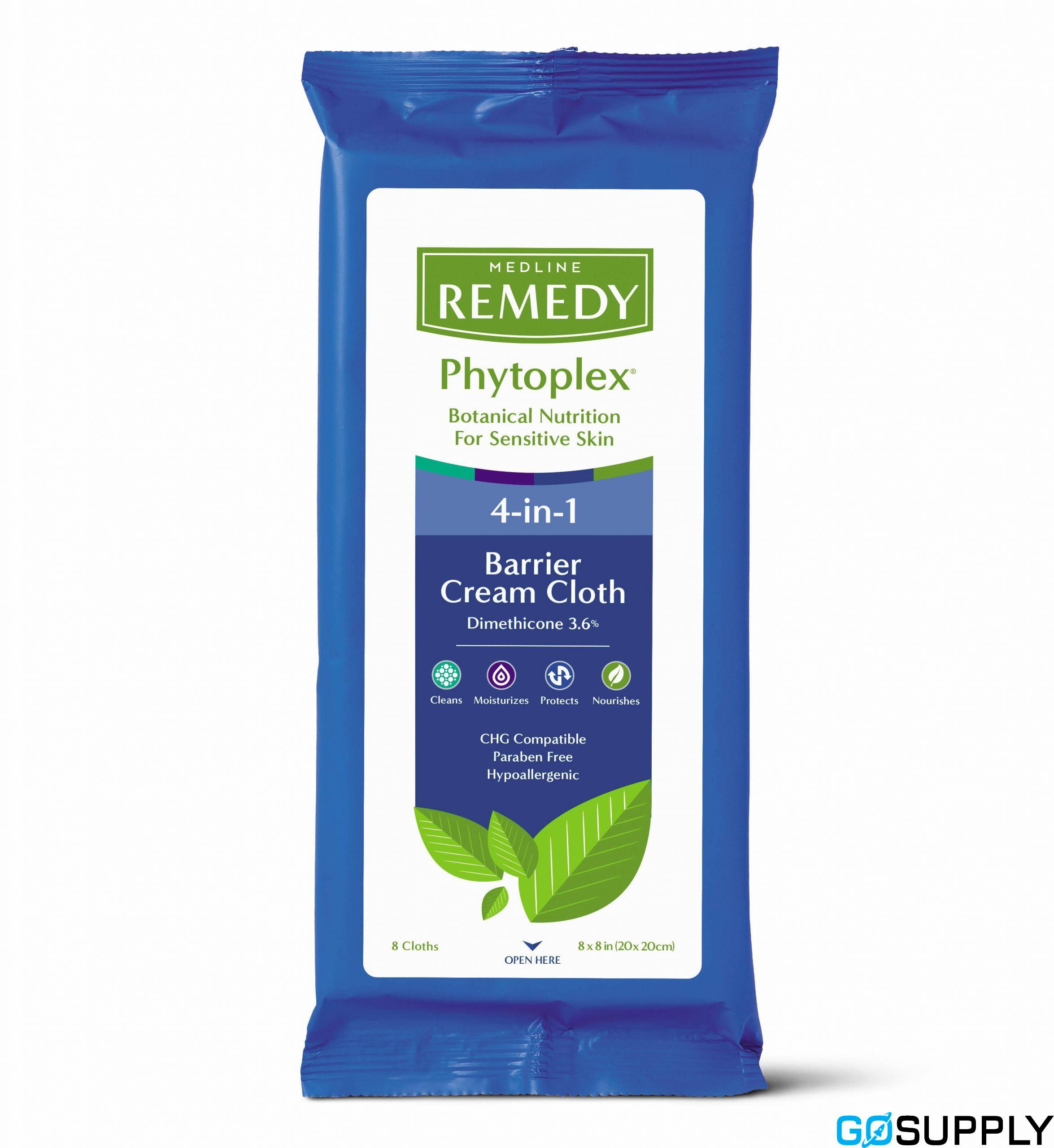 Medline Remedy Phytoplex Barrier Cream Cloth - Type: 4-in-1 Content: Dimethicone Quanitty: x1