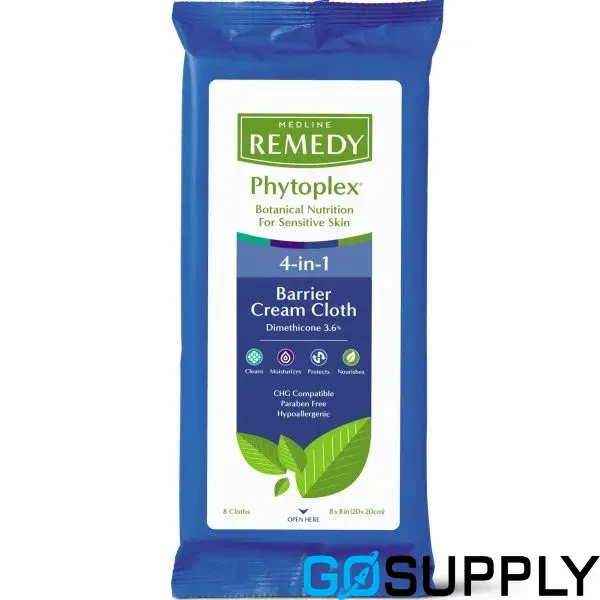 Medline Remedy Phytoplex Barrier Cream Cloth - Type: 4-in-1 Content: Dimethicone Quanitty: x1