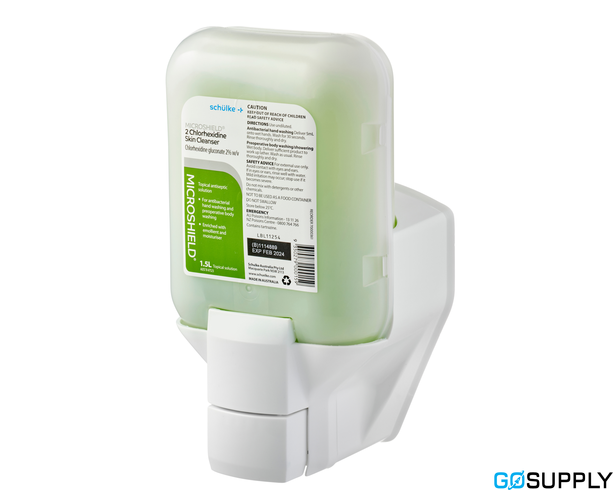 Microshield 2 Skin Cleanser 1.5L