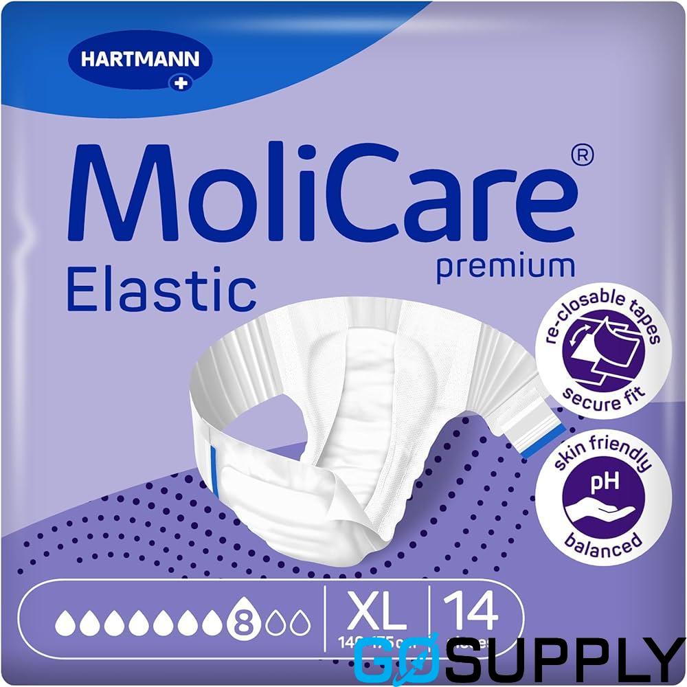 MoliCare Premium Elastic Adult Incontinence Pads (XL · 8 Drop)
