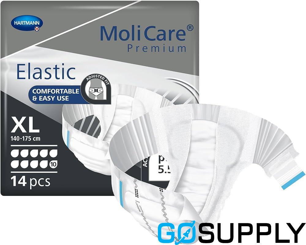 MoliCare Premium Elastic Adult Incontinence Pads (XL · 9 Drop)