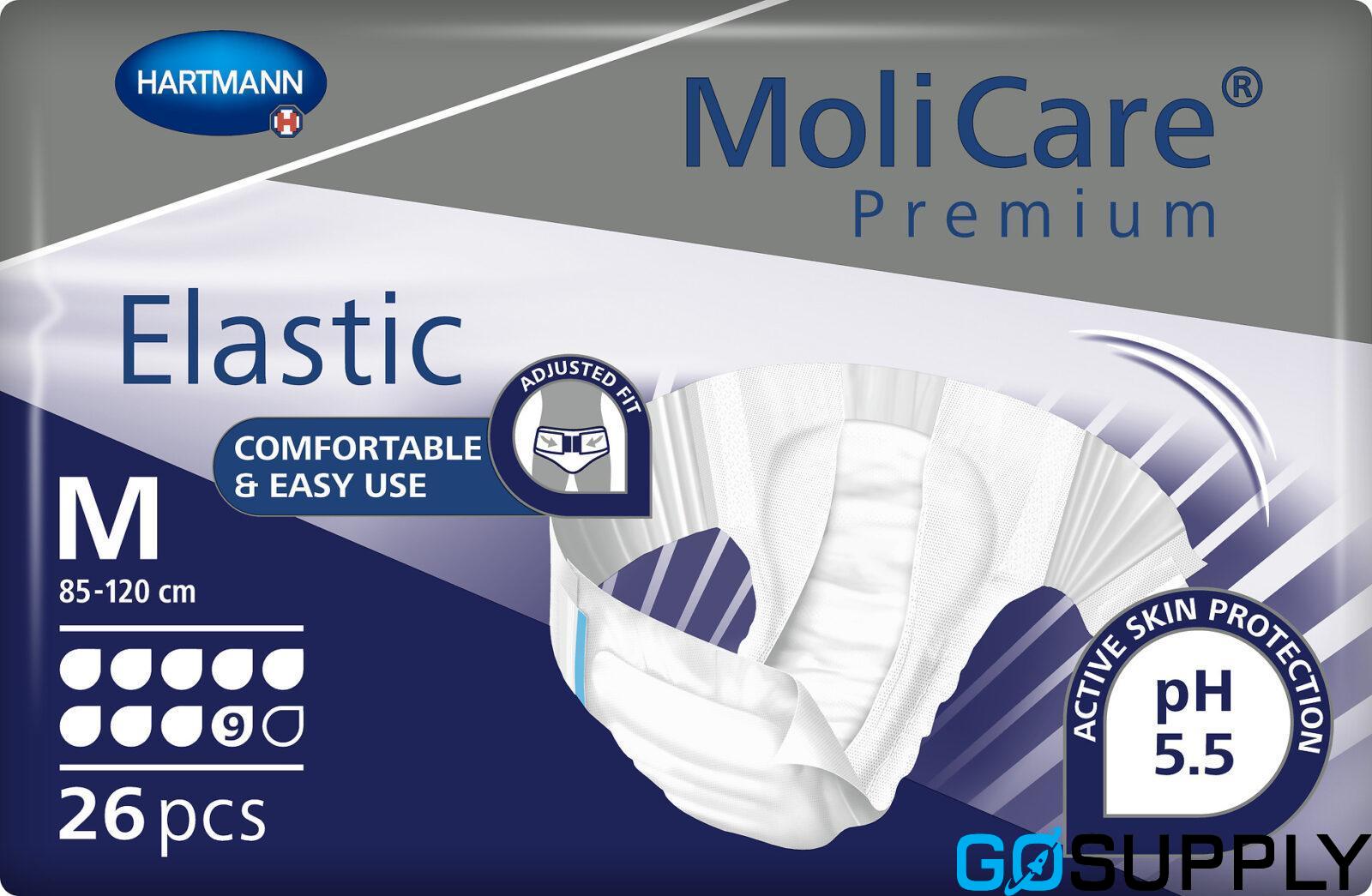 Molicare Premium Elastic - Absorbency: 9D Size: Small Packaging: 26x3 - 1 Carton