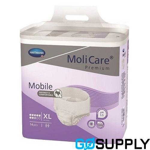 Molicare Premium Mobile - Absorbency: 8D Size: Large Quantity: 14x4