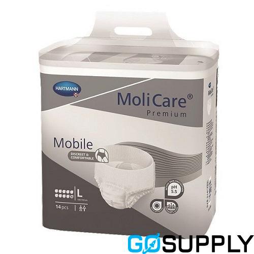 Molicare Premium Mobile - Absorbency: 8D Size: Large Pack Size: 14x4