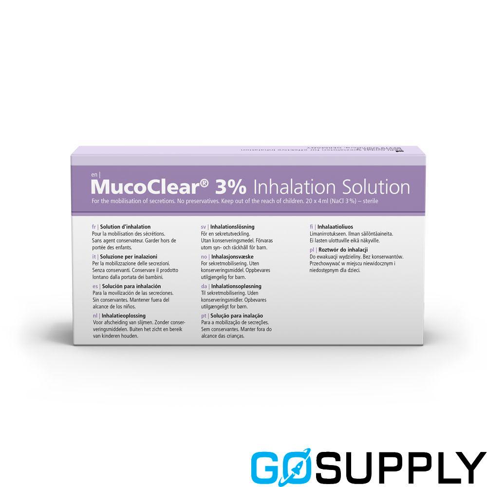 MucoClear Hypertonic Saline 3% 4Ml