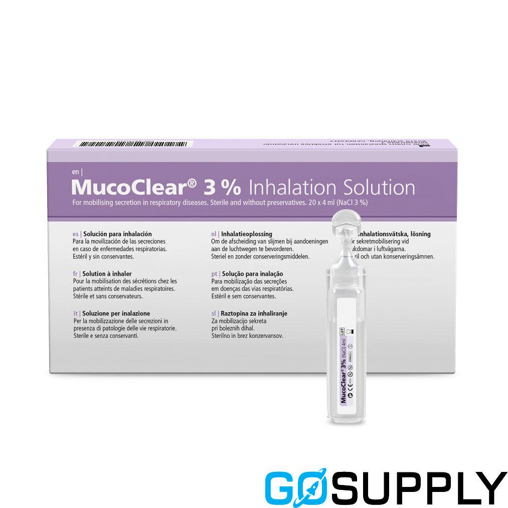 MucoClear Hypertonic Saline 3% 4Ml