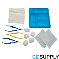 Multigate - Sterile Non Woven Cotton Balls + Dispensers - 50 Packs - x5 + 8 Dispensers - Carton