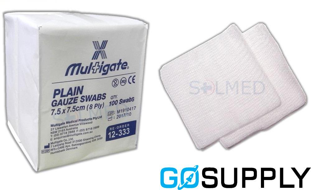 Multigate Gauze Swabs - Size: 5cm x 5cm Quantity: x1