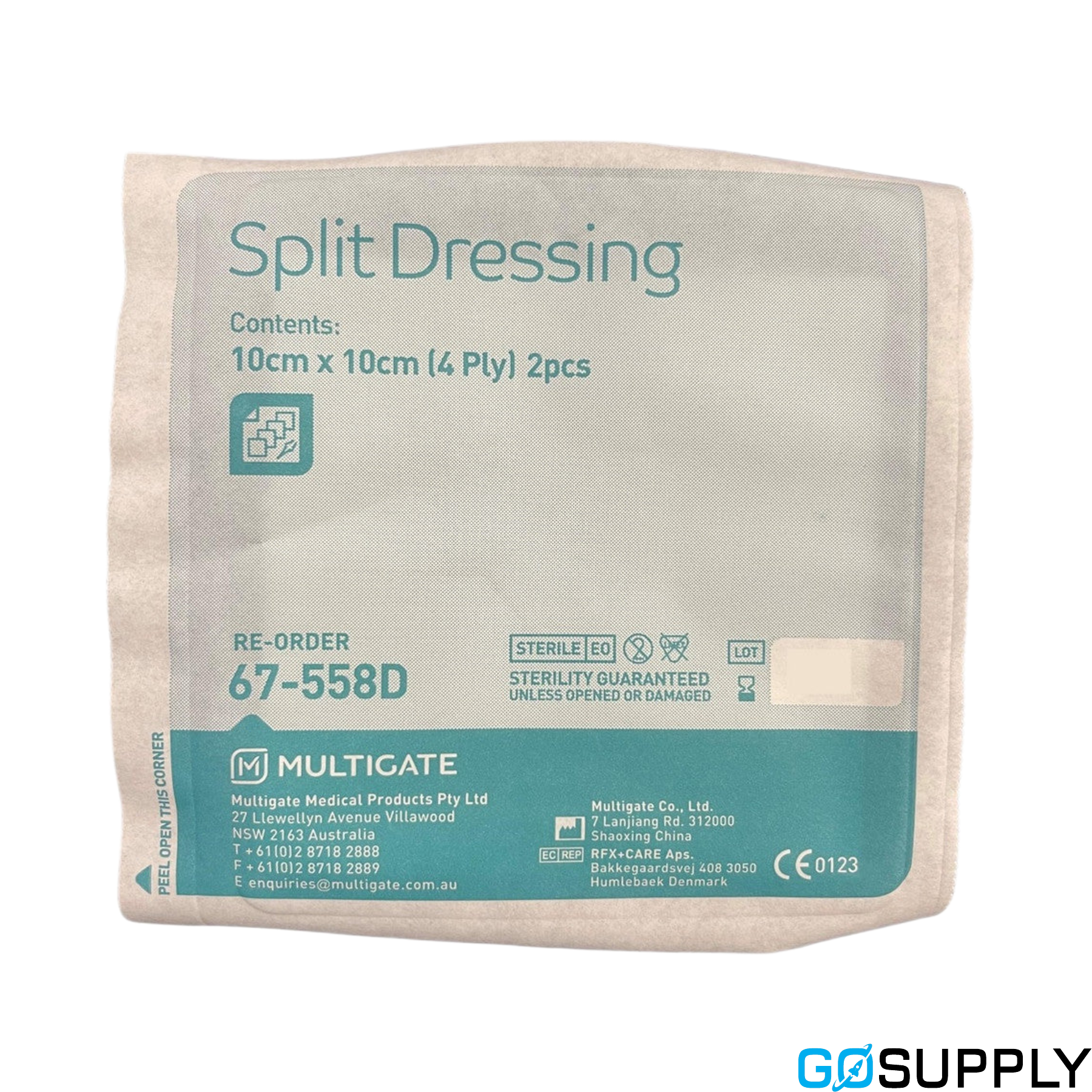 Multigate Sterile Gauze Swabs (10cm x 10cm · Standard · 11-558D)