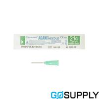NEEDLE HYPO - Wall: Regular Color: Green Gauge: 21G Length: 16MM - Packet (100 Single)