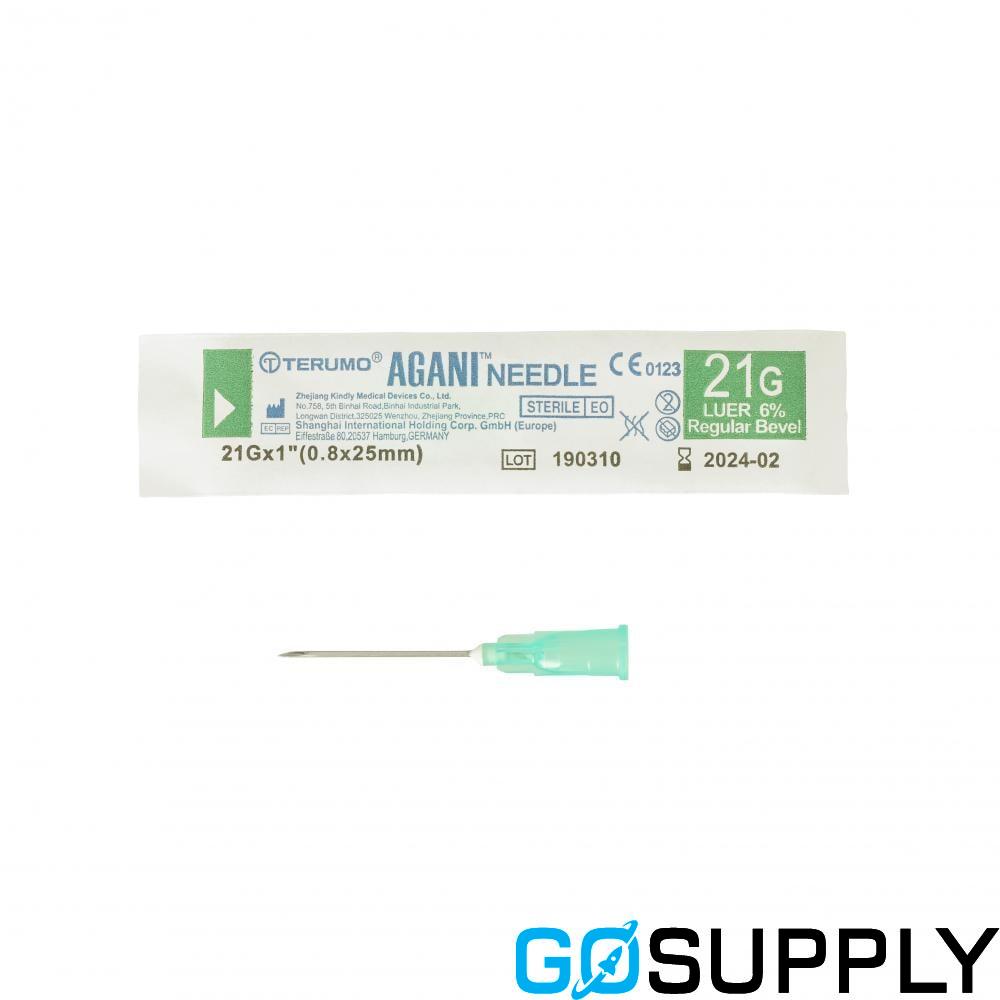 NEEDLE HYPO - Wall: Regular Color: Green Gauge: 21G Length: 25MM