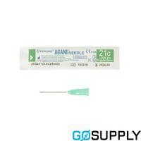 NEEDLE HYPO - Wall: Regular Color: Green Gauge: 21G Length: 25MM - Packet (100 Single)