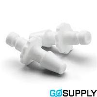 NEONATE CUFF CONNECTOR - Size: 1/8 Barb Gender: Male - Packet (10 Single)