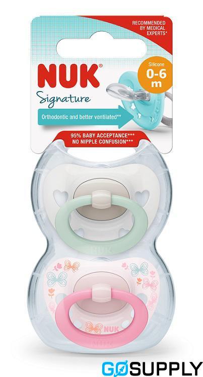 NUK SOOTHER SIGNATURE SIL - Size: S1