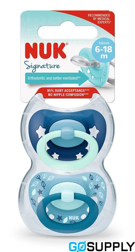 NUK SOOTHER SIGNATURE SIL - Size: S2