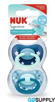 NUK SOOTHER SIGNATURE SIL - Size: S2 - Packet (2 Single)