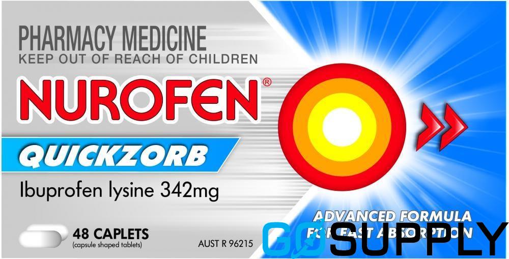 NUROFEN QUICKZORB CAP - Strength: 342MG Pack Size: 48