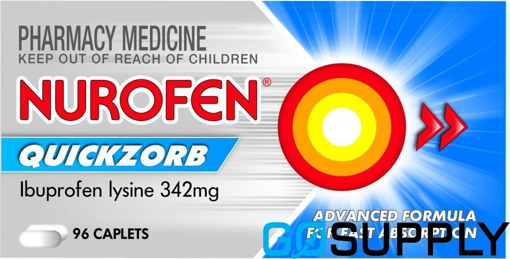 NUROFEN QUICKZORB CAP - Strength: 342MG Pack Size: 96