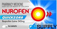 NUROFEN QUICKZORB CAP - Strength: 342MG Pack Size: 96 - Packet (96 Single)