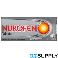 NUROFEN TAB - Count: 24 Dosage: 200mg - Packet (24 Single)