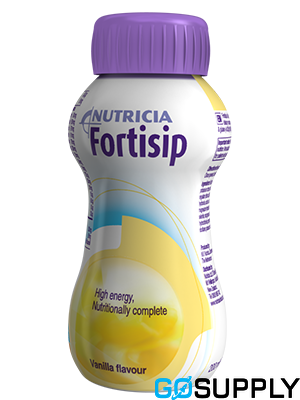 NUTRICIA Fortisip 200ml Bottle Vanilla - Ctn/24
