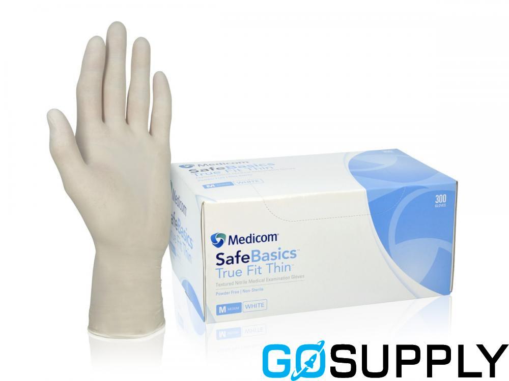 Nitrile Gloves Powder Free - Size: Medium Count: 300