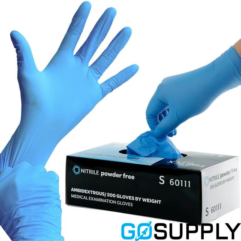 Nitrile Power Free Examination Gloves - Size: Medium Pack: 200