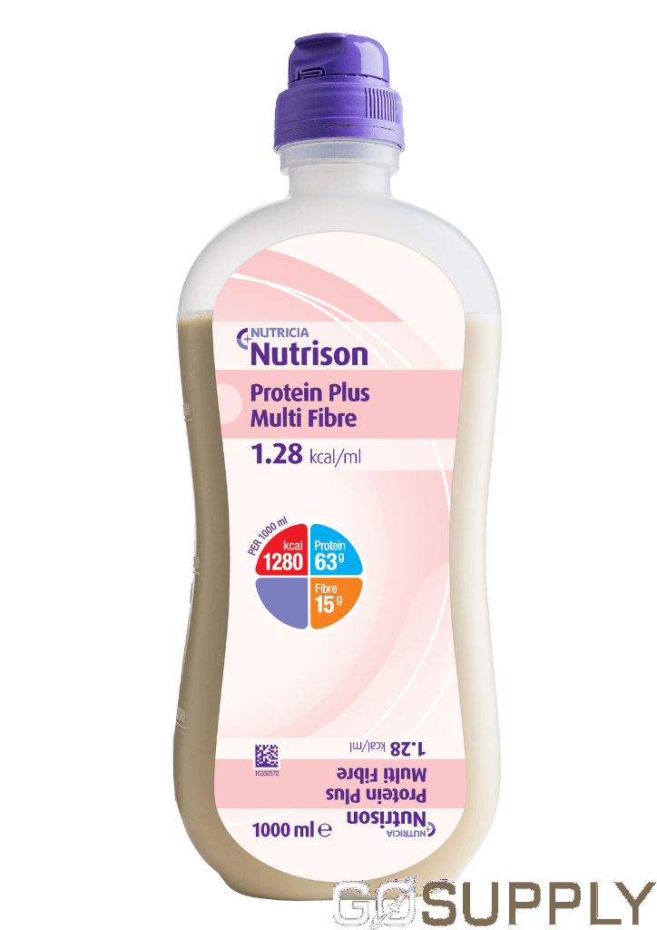 Nutrison Protein Plus Multifibre Optri Bottle  - Size: 1L Quantity: x8