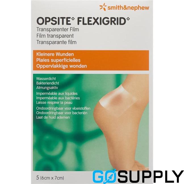 OPSITE FLEXIGRID - Size: 6X7CM Pack: x5