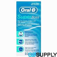 ORAL B SUPER FLOSS - Type: Unwaxed Length: 50M