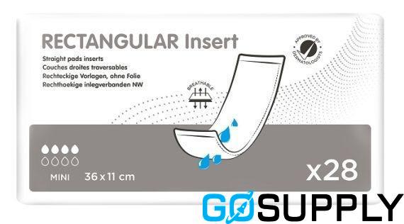 Ontex Rectangular Inserts Incontinence Booster Pad 490 ml (490ml · Mini)