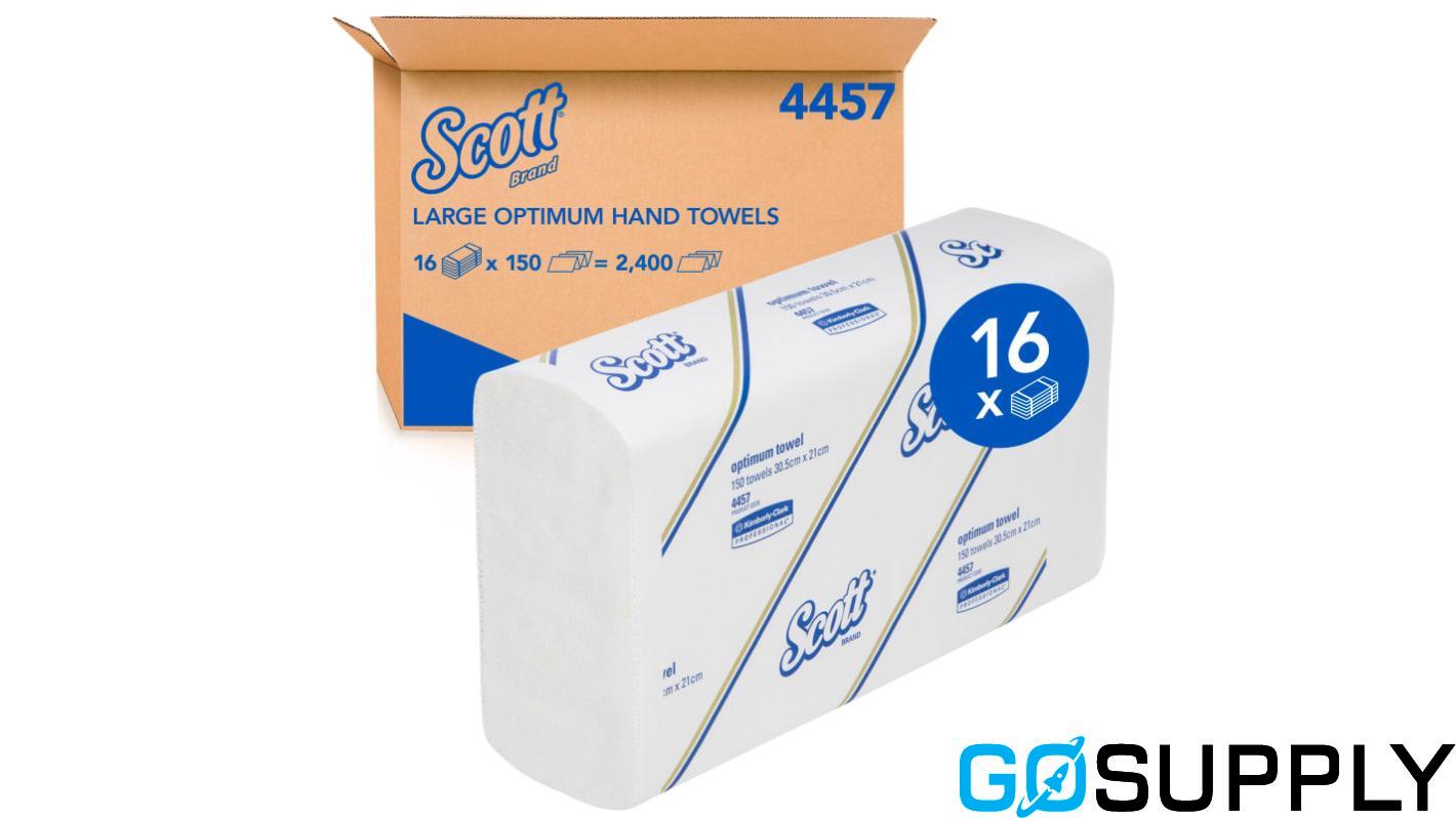 Optimum Hand Towels White Large 