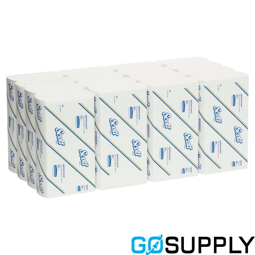 Optimum Hand Towels White Large 