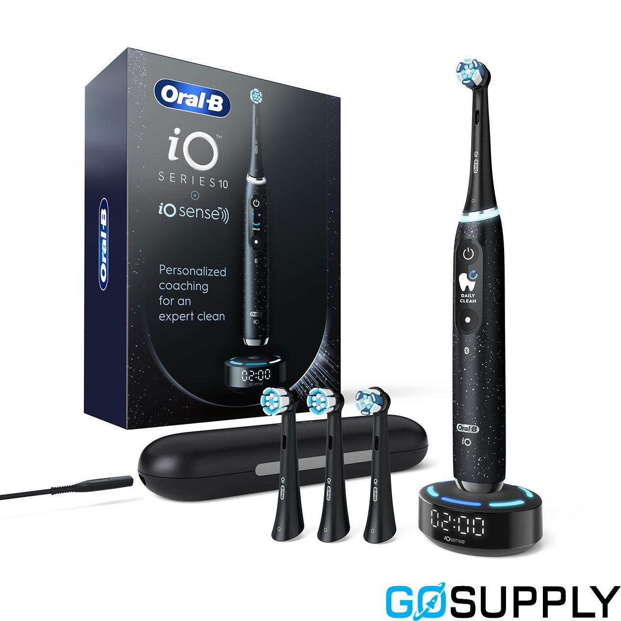 Oral-B iO Advanced Clean Electric Toothbrush Replacement Heads Black