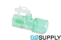 Oxygen Connector Straight - Size: 22M -22F Stem: 6mm