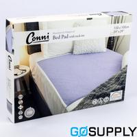 PAD BED WATERPROOF 1X1M CONNI WITH TUCKINS - Color: Mauve