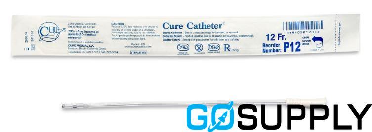 PAED CATH NELATON STRAIGHT TIP - Size: FR12 Length: 25CM