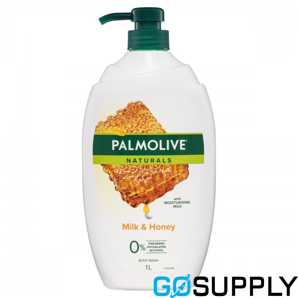 PALM NATURAL BODY WASH - Volume: 1L Fragrance: Milk & Honey