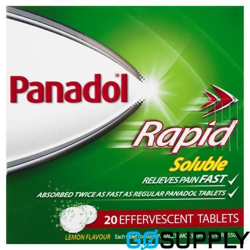 PANADOL - Type: RAPID SOL 500MG
