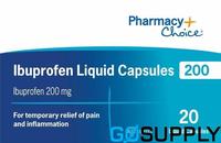 PC IBUPROFEN LIQ CAP 200MG PHARMACY CHOICE - Type: Ibuprofen Strength: 200MG Pack Size: 20 - Packet (20 Single)