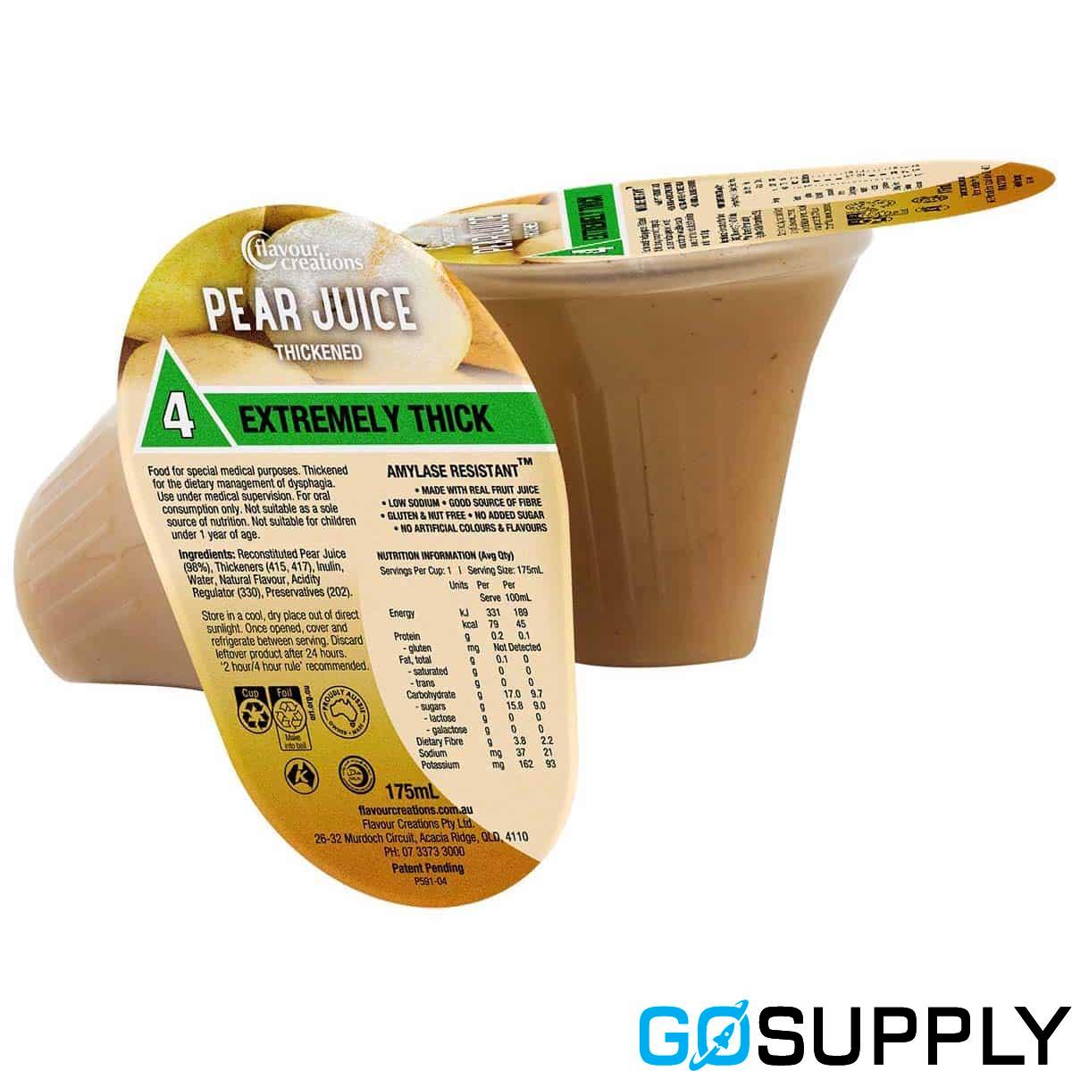 PEAR JUICE LEVEL 900 EXTREMELY THICK IDDSI LEVEL 4