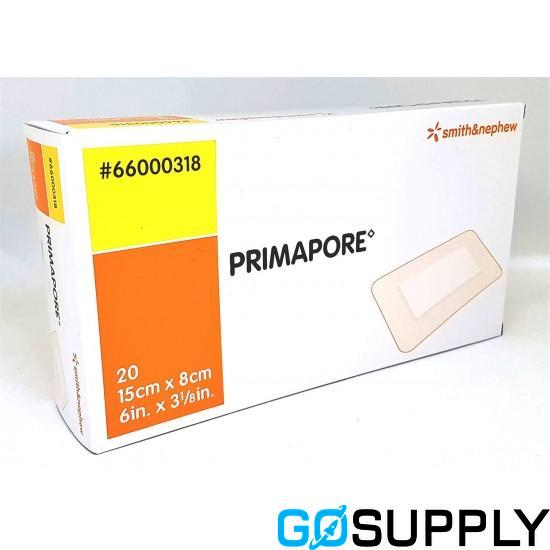 PRIMAPORE DRESSINGS - Size: 8.3cm x 6cm Quantity: x5