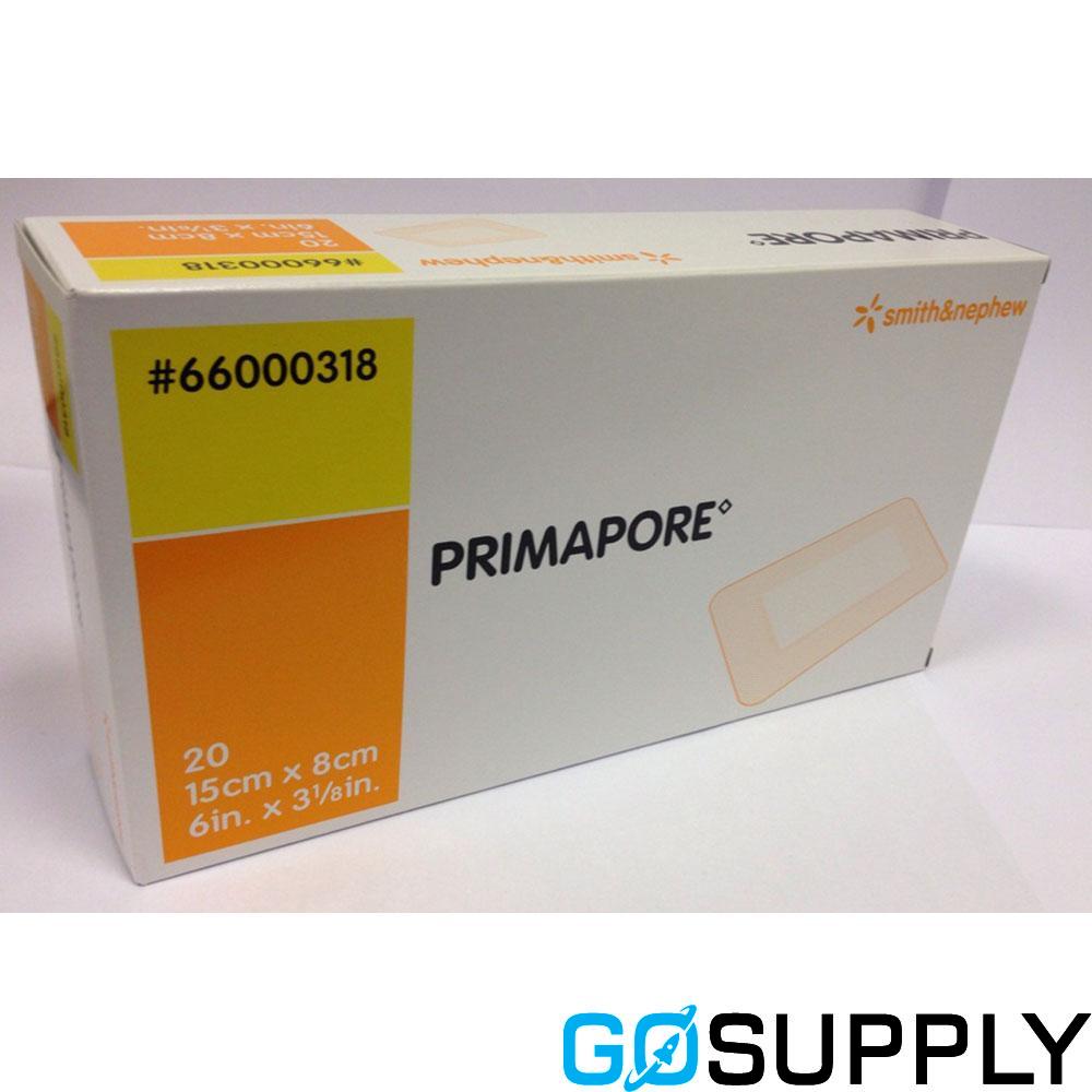 PRIMAPORE DRESSINGS - Size: 8.3cm x 6cm Quantity: x5