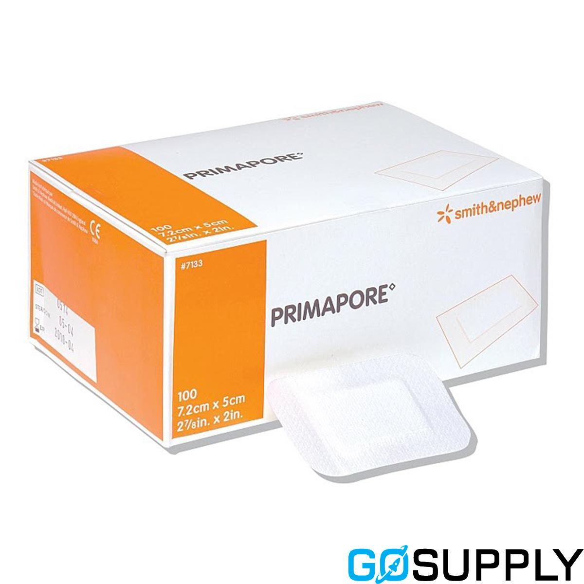 PRIMAPORE DRESSINGS - Size: 8.3cm x 6cm Quantity: x5