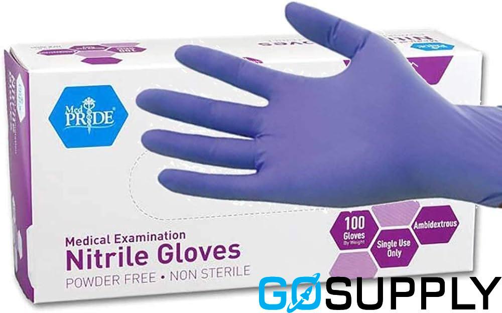 PURPLE NITRILE* Examination Gloves (Extra Large)